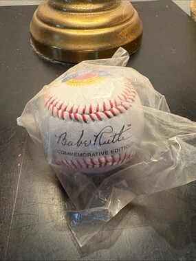 Commemorative White & Red Baseball - Classic Collector Edition